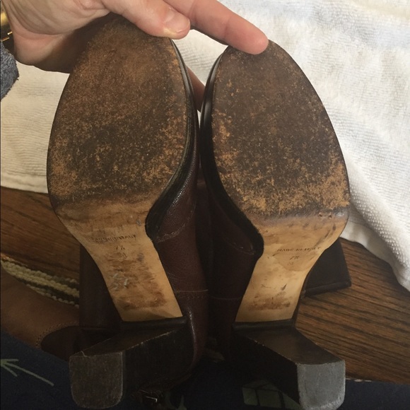 Brown leather Michael Kors boots - Picture 8 of 8